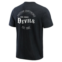 New Jersey Devils Darius Rucker Collection by Fanatics Fanatics Fest Washed Henley T-Shirt - Black - NHL 203392661