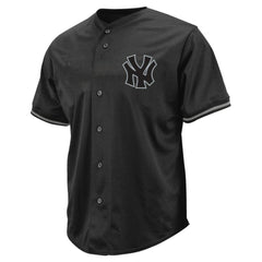 New York Yankees Profile Big & Tall Pop Fashion Jersey - Black - MLB Discount