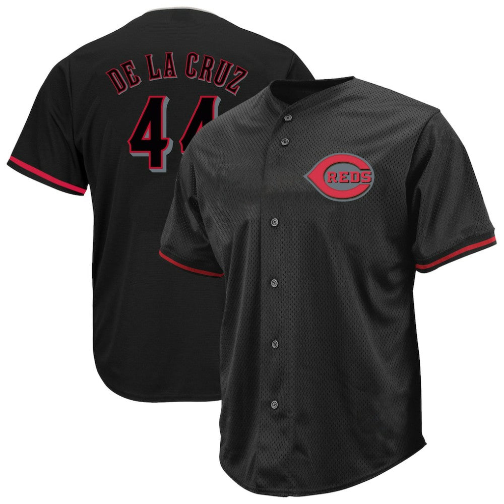 Elly De La Cruz Cincinnati Reds Profile Big & Tall Pop Fashion Jersey - Black - MLB on Sale