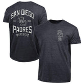 San Diego Padres Champion Vintage 3-Hit Tri-Blend T-Shirt - Black - MLB Lifestyle