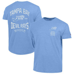 Tampa Bay Rays Champion Vintage 3-Hit Tri-Blend T-Shirt - Light Blue - MLB on Sale