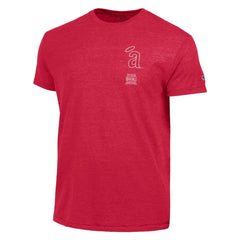 Los Angeles Angels Champion Vintage 3-Hit Tri-Blend T-Shirt - Red - MLB Lifestyle
