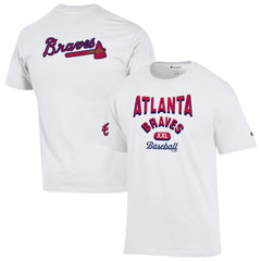 Atlanta Braves Champion 3-Hit Jersey T-Shirt - White - MLB Sale