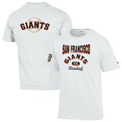 San Francisco Giants Champion 3-Hit Jersey T-Shirt - White - MLB Lifestyle