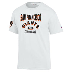 San Francisco Giants Champion 3-Hit Jersey T-Shirt - White - MLB Lifestyle