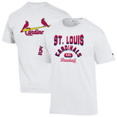 St. Louis Cardinals Champion 3-Hit Jersey T-Shirt - White - MLB Online
