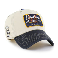 Boston Red Sox '47 Keepsake Collection Clean Up Adjustable Hat - Natural/Navy - 47 brand Sale
