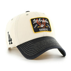 Los Angeles Dodgers '47 Keepsake Collection Clean Up Adjustable Hat - Natural/Black - 47 brand Sale