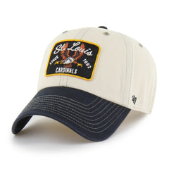 St. Louis Cardinals '47 Keepsake Collection Clean Up Adjustable Hat - Natural/Black - 47 brand Sale