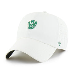 Milwaukee Brewers '47 Elevated Greens Clean Up Adjustable Hat - White - 47 brand on Sale