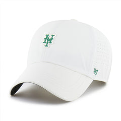 New York Mets '47 Elevated Greens Clean Up Adjustable Hat - White - 47 brand Discount