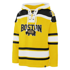 Boston Bruins '47 2026 NHL Stadium Series Superior Lacer Hoodie - Gold - NHL 203393345