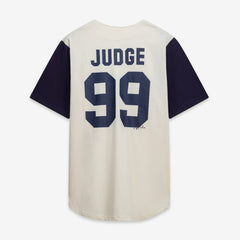 New York Yankees Profile Big & Tall Two-Color Fashion Jersey - Cream/Navy - MLB Sale