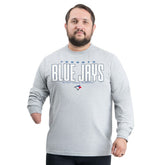 Toronto Blue Jays G-III Sports by Carl Banks Adaptive Long Sleeve T-Shirt - Gray - MLB Lifestyle