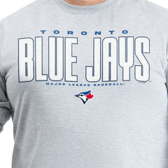 Toronto Blue Jays G-III Sports by Carl Banks Adaptive Long Sleeve T-Shirt - Gray - MLB Lifestyle
