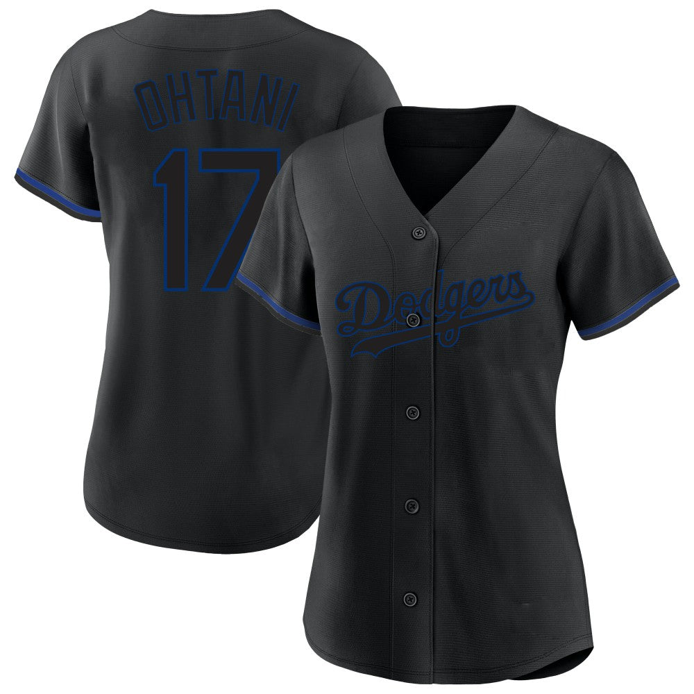 Shohei Ohtani Los Angeles Dodgers Profile Women's Plus Size Player Name & Number Fashion Jersey - Black - MLB Sale