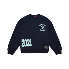 Seattle Kraken Mitchell & Ness Women's Vintage Crewneck Sweatshirt - Deep Sea Blue - NHL 203398448
