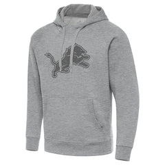 Detroit Lions Antigua Victory Hoodie Heather Gray