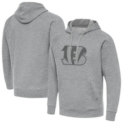 Cincinnati Bengals Antigua Victory Hoodie Heather Gray