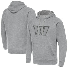 Washington Commanders Antigua Victory Hoodie Heather Gray