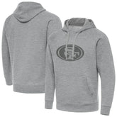 San Francisco 49ers Antigua Victory Hoodie Heather Gray