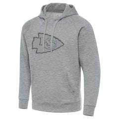 Kansas City Chiefs Antigua Victory Hoodie Heather Gray