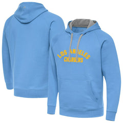Los Angeles Chargers Antigua Victory Hoodie Powder Blue