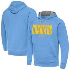 Los Angeles Chargers Antigua Victory Hoodie Powder Blue