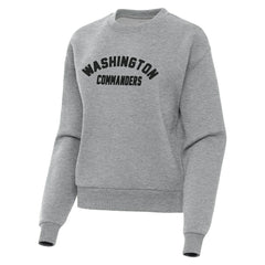 Washington Commanders Antigua Women's Victory Sweatshirt Heather Gray