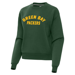 Green Bay Packers Antigua Women's Victory Sweatshirt Hunter Green