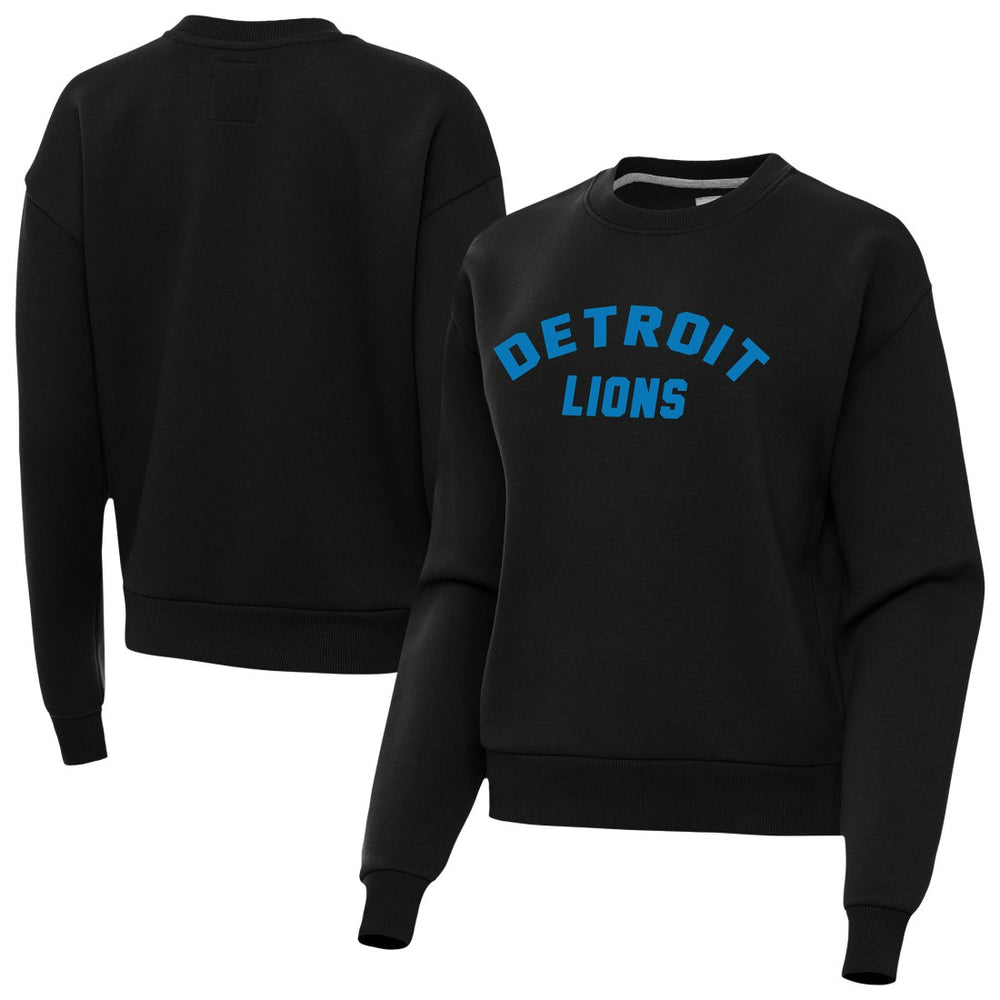 Detroit Lions Antigua Women's Victory Sweatshirt Black