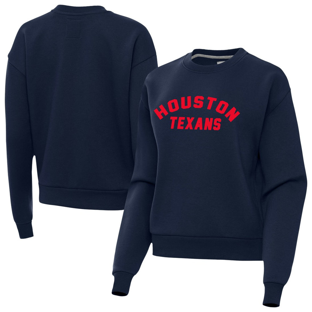 Houston Texans Antigua Women's Victory Sweatshirt Navy