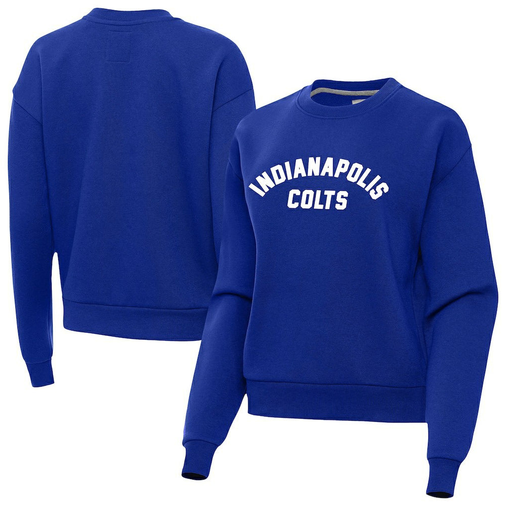Indianapolis Colts Antigua Women's Victory Sweatshirt Royal