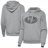 San Francisco 49ers Antigua Women's Victory Hoodie Heather Gray