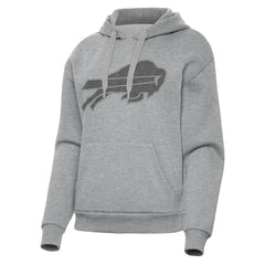 Buffalo Bills Antigua Women's Victory Hoodie Heather Gray