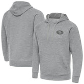 San Francisco 49ers Antigua Victory Hoodie Heather Gray