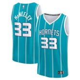 Liam McNeeley Charlotte Hornets Fast Break Replica Jersey Teal Icon Edition | Fanatics Lifestyle