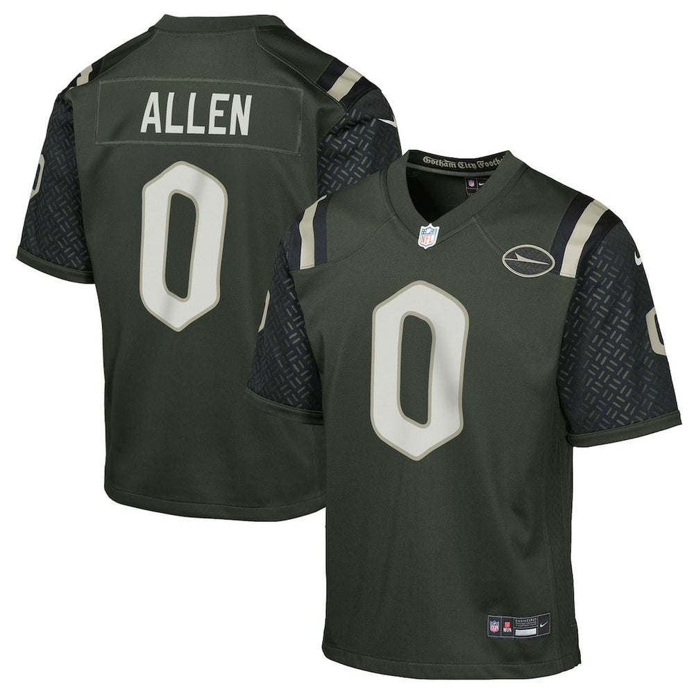 Nike Braelon Allen New York Jets Youth 2025 Rivalries Collection Game Jersey Gotham Green