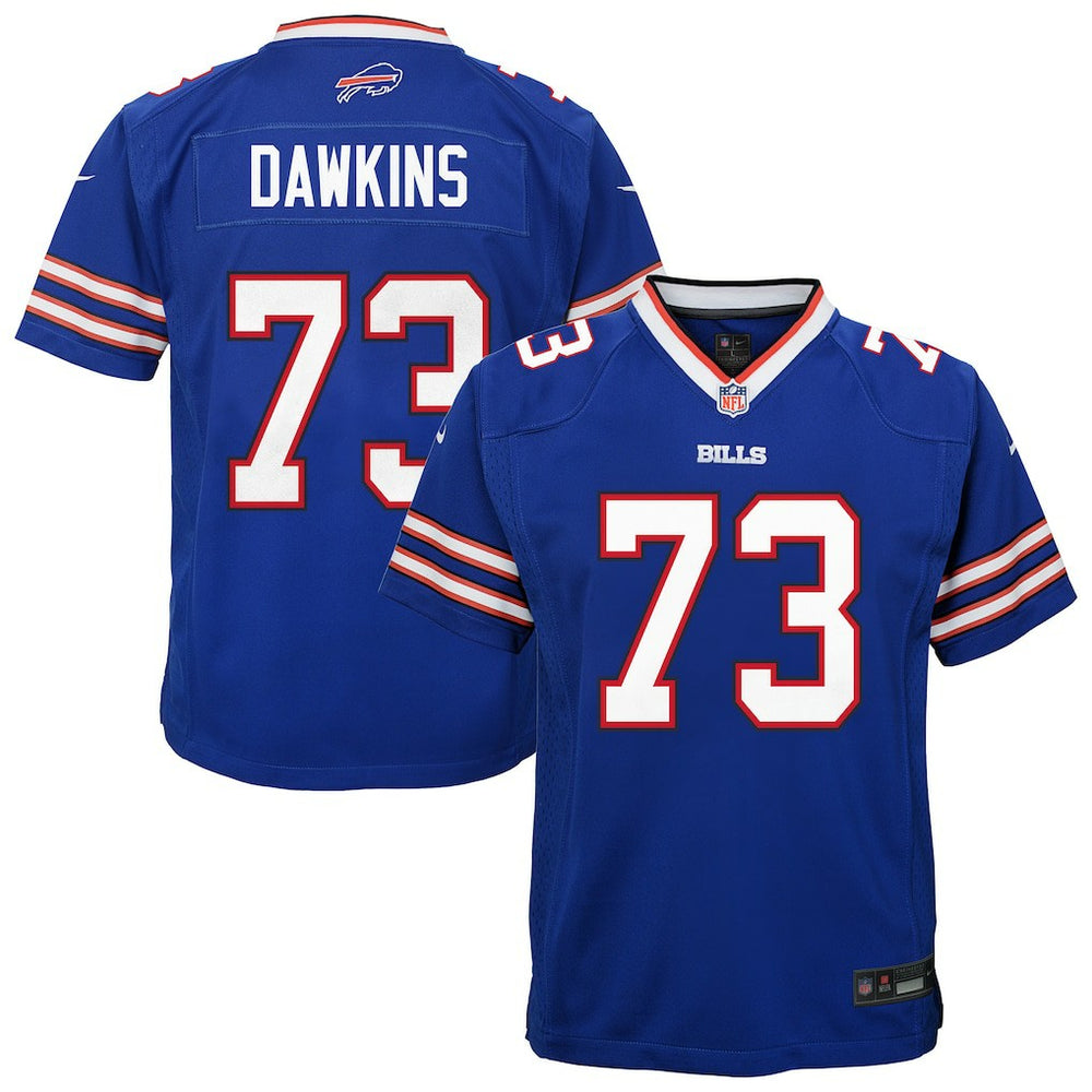 Nike Dion Dawkins Buffalo Bills Youth Team Game Jersey Royal