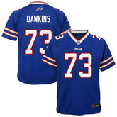 Nike Dion Dawkins Buffalo Bills Youth Team Game Jersey Royal