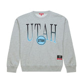 Utah Mammoth Mitchell & Ness Women's Hockey Night Sweatshirt - Heather Gray - NHL 203403315
