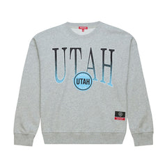 Utah Mammoth Mitchell & Ness Women's Hockey Night Sweatshirt - Heather Gray - NHL 203403315