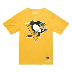 Pittsburgh Penguins Mitchell & Ness Heritage T-Shirt - Gold - NHL 203403337