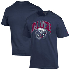 Colorado Avalanche Champion Helmet T-Shirt - Navy - NHL 203407086