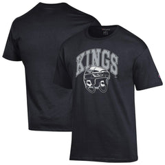 Los Angeles Kings Champion Helmet T-Shirt - Black - NHL 203407096