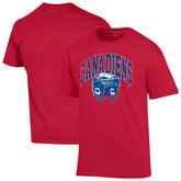 Montreal Canadiens Champion Helmet T-Shirt - Red - NHL 203407098