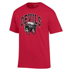 New Jersey Devils Champion Helmet T-Shirt - Red - NHL 203407102