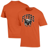 Philadelphia Flyers Champion Helmet T-Shirt - Orange - NHL 203407114
