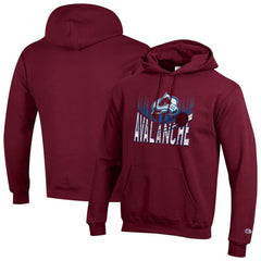 Colorado Avalanche Champion Powerblend Hoodie - Burgundy - NHL 203407173