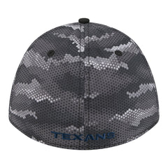 Houston Texans New Era Camo A-Frame 39THIRTY Flex Hat Black